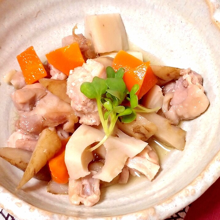 鶏と根菜の煮物☆(筑前煮風)